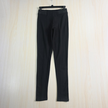 ເຄື່ອງນຸ່ງຜູ້ຍິງ Siqi 3/7 Knitted Soft Elastic Semi-Elastic High Waist Simple Slim Casual Small Leg Pants