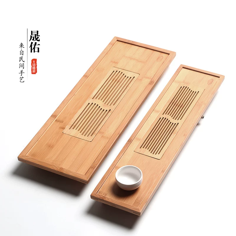 ПосудуSimple Bamboo Kung Fu Tea Steel Japanese Drainage Small Tea Drive Household Long Dry Publishes Turnitta Tea Sea Terrace
