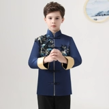 Весеннее детское платье для мальчиков, комплект, китайский стиль
