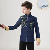 Весеннее детское платье для мальчиков, комплект, китайский стиль