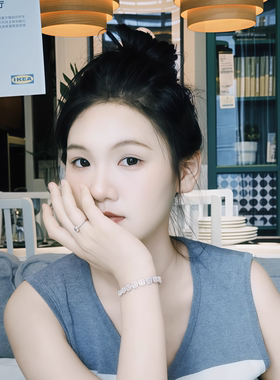 逆爱顺恨池骋满钻锆石超闪手链