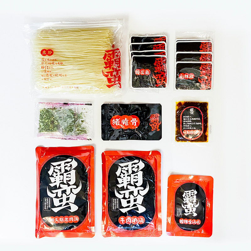 【直播】霸蛮湖南4口味量贩速食米粉 霸蛮食品方便粉丝/米线/螺蛳粉