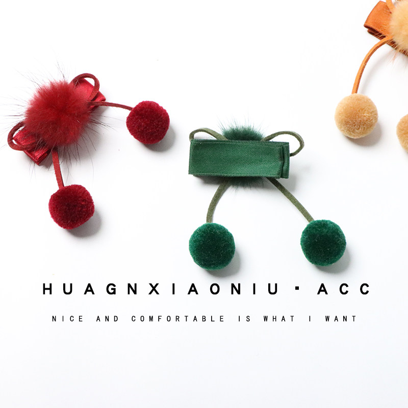 黄小妞 新年对夹 可爱宝宝球球对夹 发卡  安全不伤发儿童头饰,淘宝优惠券,粉丝福利购,淘宝优惠卷