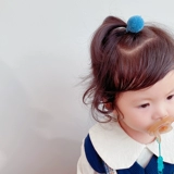 Маленькая детская безвредная милая резинка, аксессуар для волос, не повреждает волосы, простой и элегантный дизайн