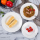 Western cuisine plate ceramic straw hat plate western cuisine round public