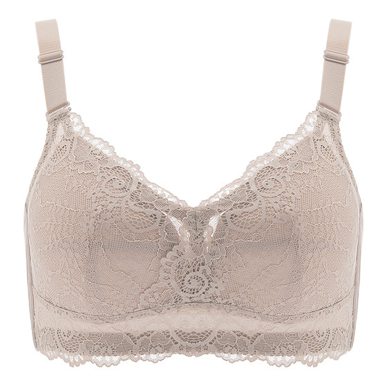 Thin, large-breasted, small-looking, wire-free plus-size underwear