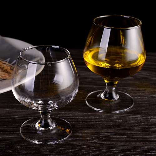 矮脚白兰地杯红酒杯KTV洋酒杯大肚杯 威士忌酒杯婚宴玻璃杯子家用 - 图2