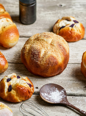 左岸麦田面包软香美食拍摄摆件