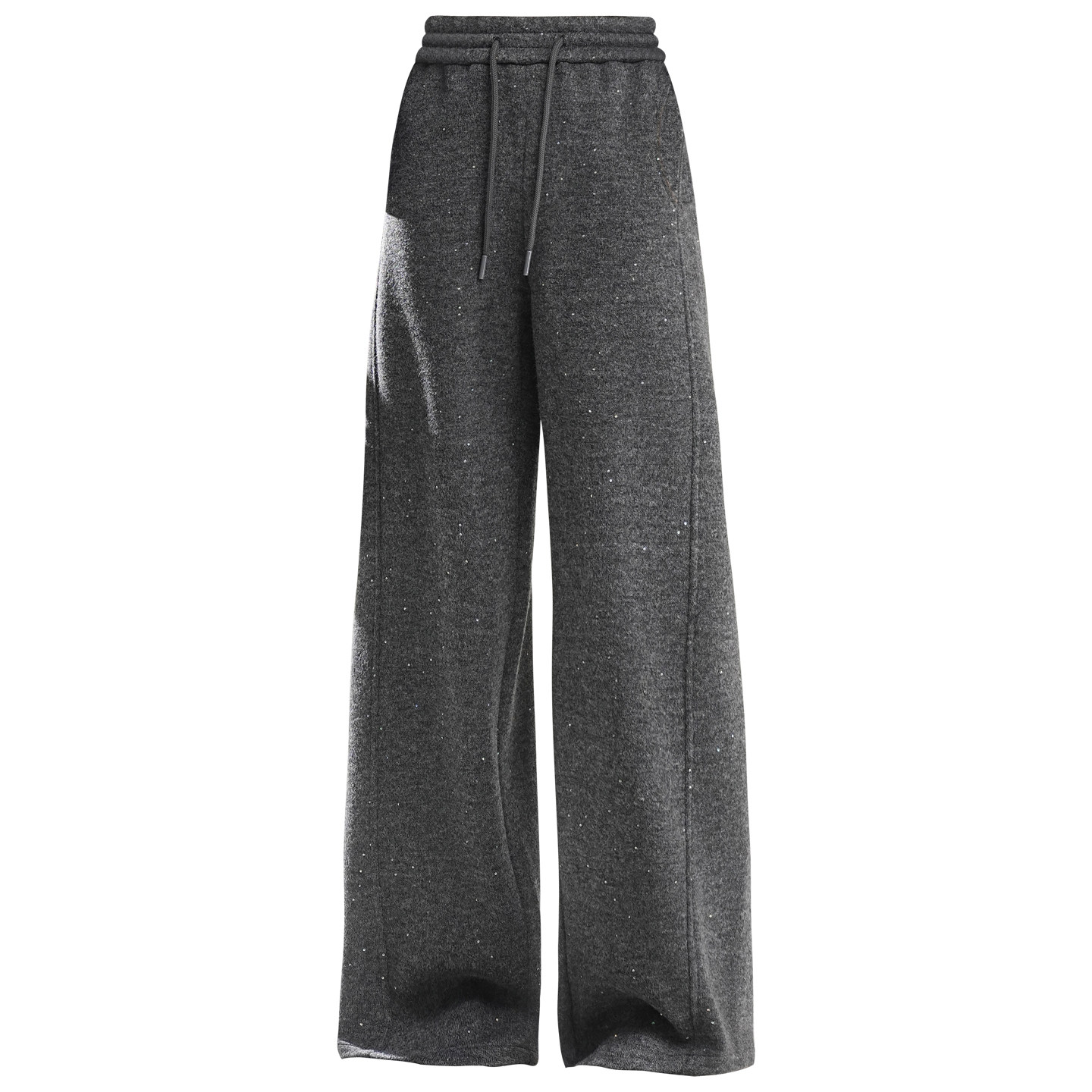 加绒羊毛亮片休闲弯刀裤2025冬季新款高腰显瘦百搭直筒阔腿香蕉裤,淘宝优惠券,粉丝福利购,淘宝优惠卷