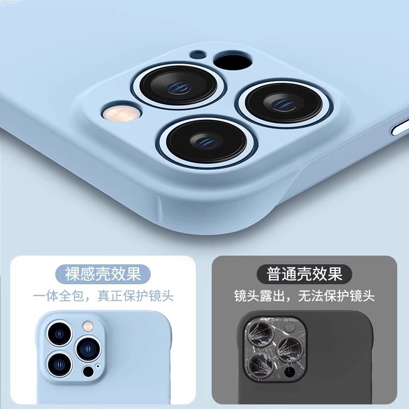 适用苹果15pormax手机壳iPhone14磨砂硬壳13ProMax超薄11无边框xsMax半包保护裸机手感简约ins高级感7/8p防摔 - 图3