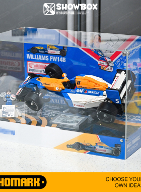 威廉姆斯FW14B拼装展示盒适用于10353新品F1赛车