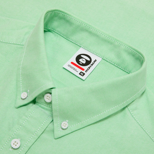 Aape旗舰店男装秋冬小标徽章字母刺绣翻领长袖衬衫8540XXP - 图3