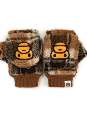 BABYMILOSTORE格纹露指手套