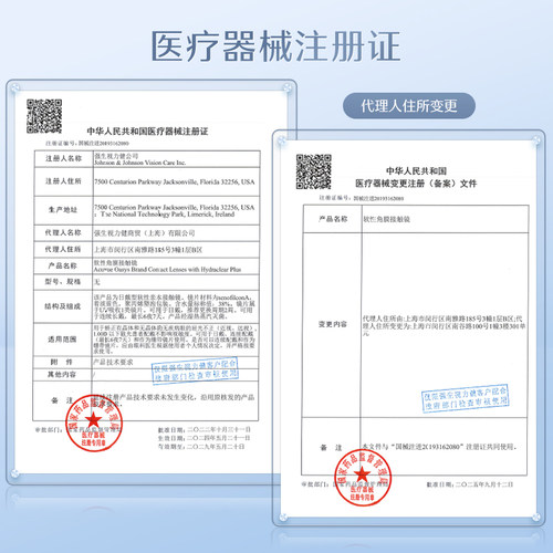 强生安视优欧舒适双周抛6片硅水凝胶近视隐形眼镜半月抛8.8mm基弧 - 图1