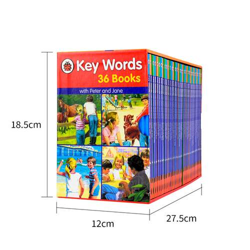 低阶讲解 Key words关键词分级阅读自然拼读36册套装 Key Words 3-12岁英文原版 儿童英语启蒙 英国企鹅Ladybird 大音 - 图3