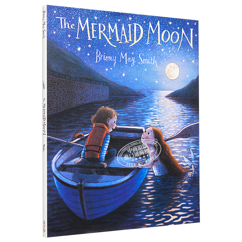 Briony May Smith：The Mermaid Moon 美人鱼的人类朋友 英文原版 精品绘本 儿童故事 4-6岁 大音 - 图3