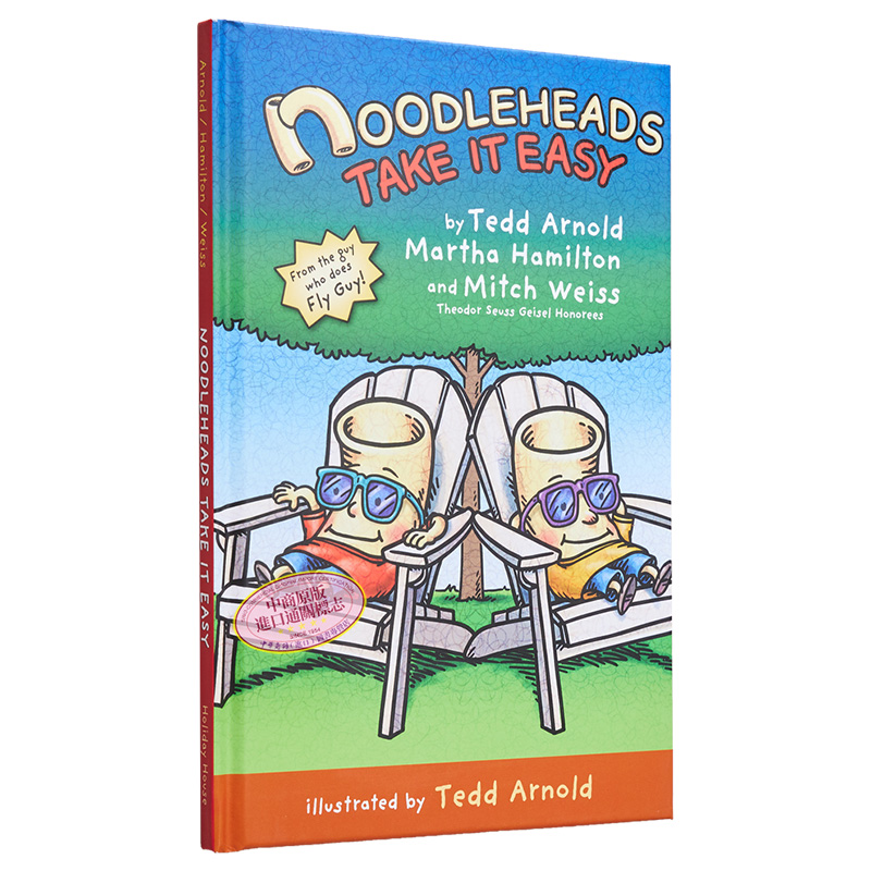 Noodleheads Take It Easy 泰德阿诺德:随缘吧 英文原版 精品绘本 儿童故事图画书 Tedd Arnold 4-6岁 大音 - 图3