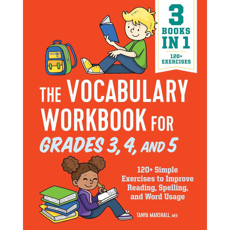 英文原版三四五年级词汇练习册 The Vocabulary Workbook for Grades 3 4 5 小学英语阅读拼写单词用法简单练习 大音