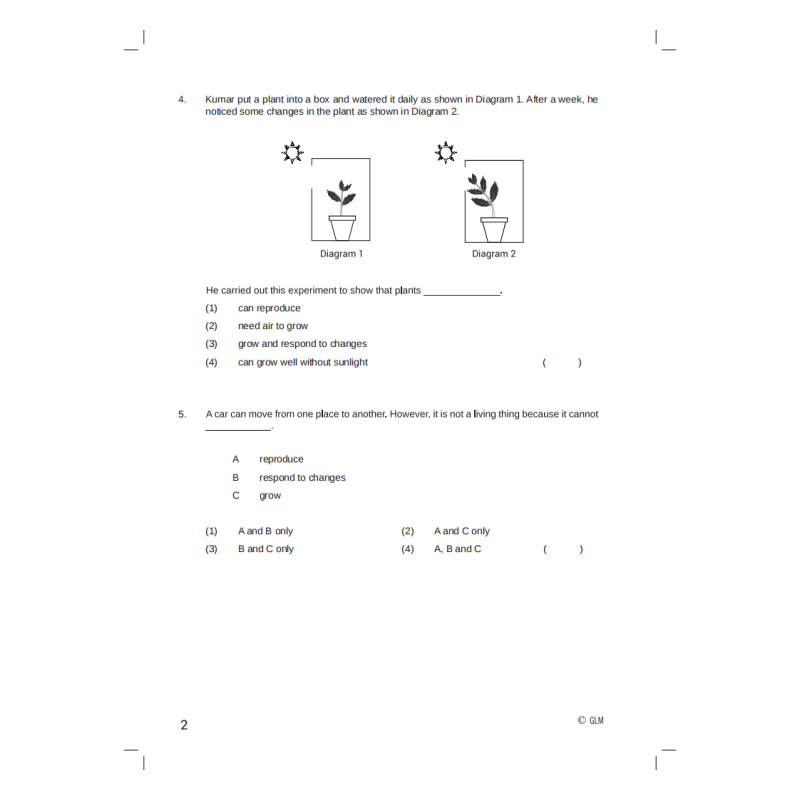 新加坡教辅 P3 Science Bitesize Topical Revision Questions 小学三年级科学专题复习问题 教材 教辅   大音 - 图3