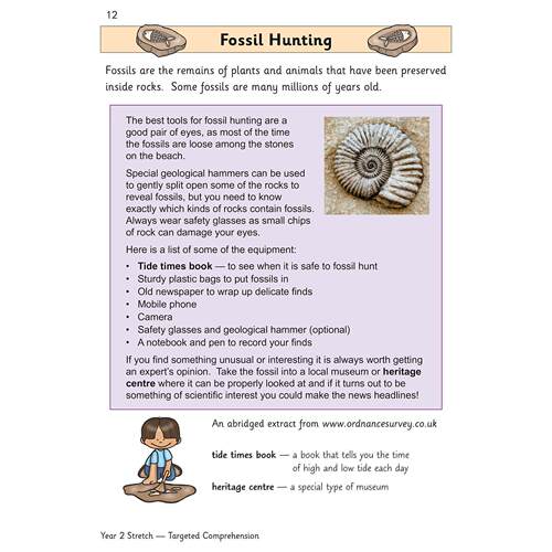 英国CGP原版教辅 Reading Comprehension Targeted Question Book K 1-2 Year 1-6年级英语阅读理解定向试题册 配答案 - 图2