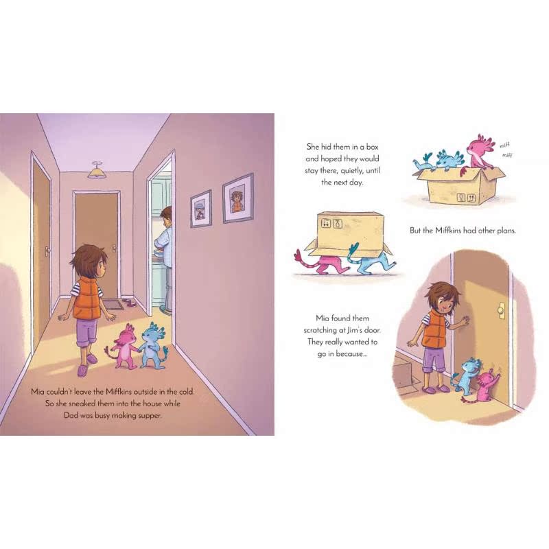 Mia and the Miffkins 米娅和米肯 精装进口英文原版儿童绘本 大音