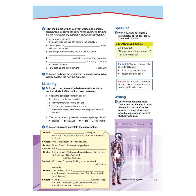 Career Paths Psychology ESP 职业道路专业英语系列 医学教师指南+学生用书套装 疾病护理术语 带电子书英文原版 大音 - 图3