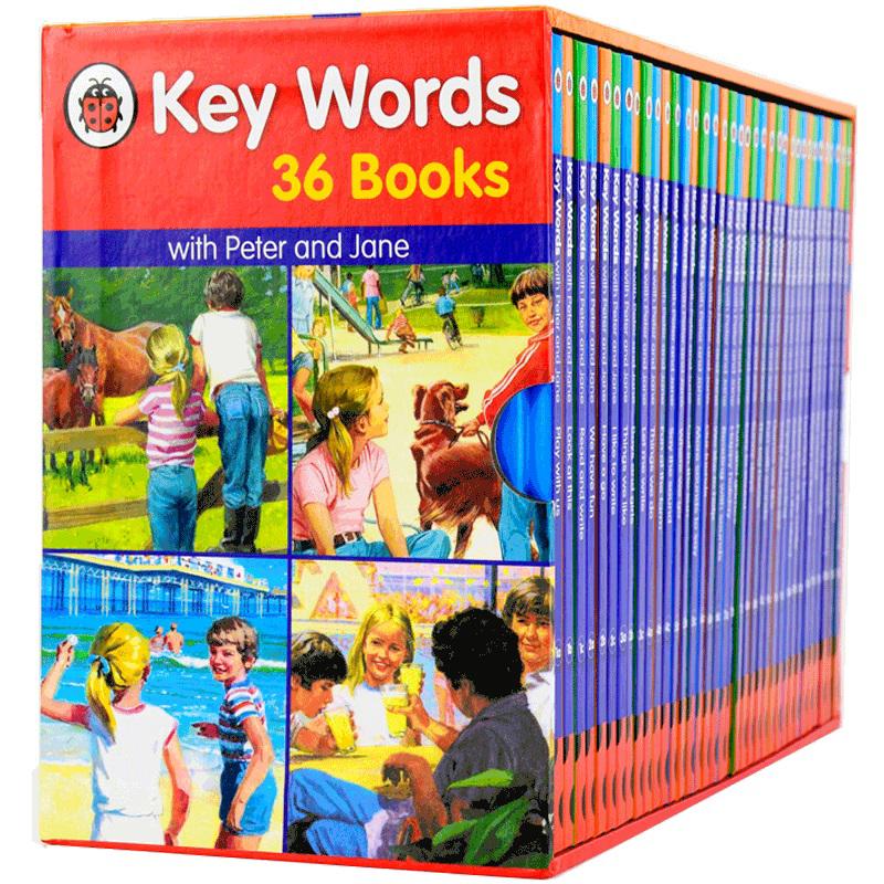 点读版 关键词分级阅读36册大套装 Key Words Collection 快乐瓢虫 3-12岁 企鹅Ladybird 英文原版 不含点读笔 儿童启蒙 大音 - 图0