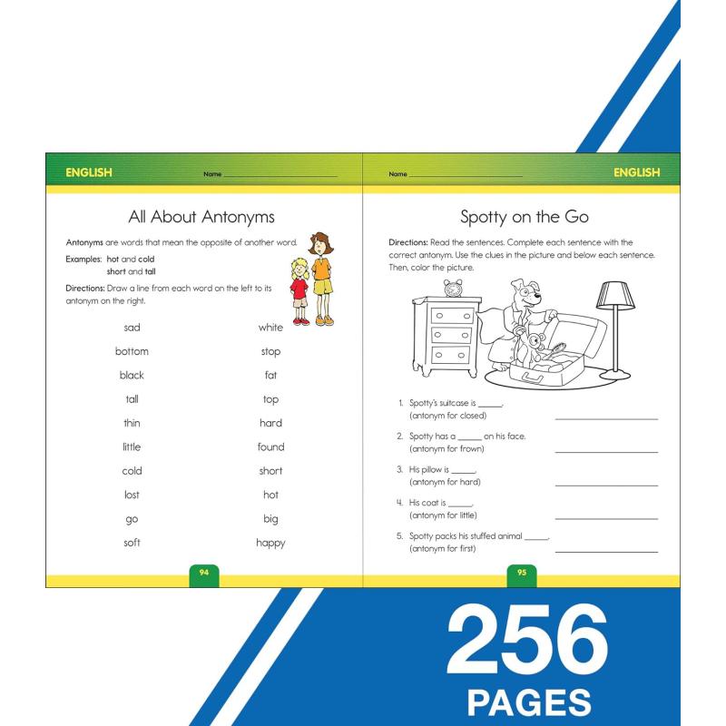 二年级练习全书 乘法词性前后缀 数学英语练习 Complete Book of Second Grade Workbook 美国Carson Dellosa 大音