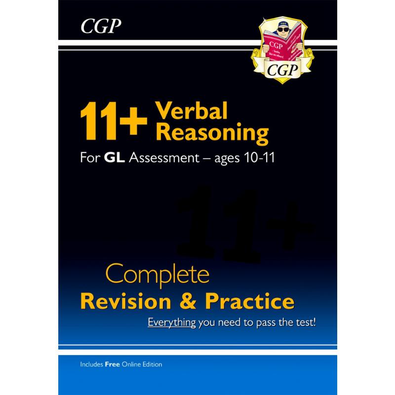 英国CGP原版 11+ GL Verbal Reasoning Study 小学语言推理学练套装5册 含电子版 10-11岁 私立中学入学考试 大音 - 图0