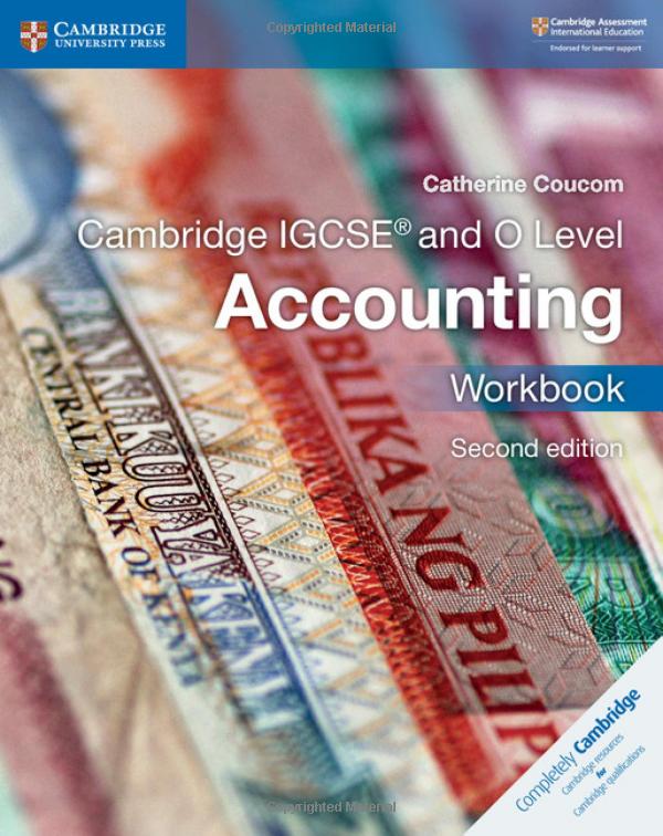 Cambridge IGCSE and O Level Accounting Coursebook/Workbook 剑桥会计课程 教材课本/练习册 可选 2018 第二版 - 图1