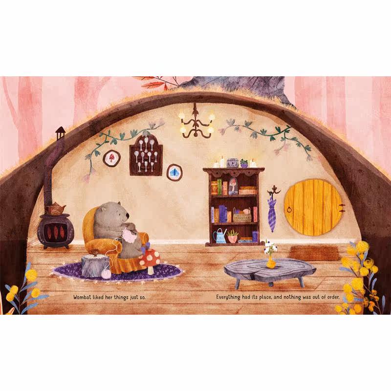 不情愿的袋熊Rachel Gyan Wombat the Reluctant Hero英文原版 儿童绘本 动物故事图画书 精装精品绘本 进口图书 大音