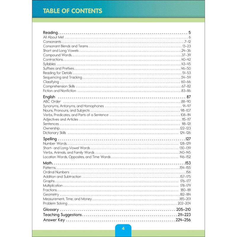二年级练习全书 乘法词性前后缀 数学英语练习 Complete Book of Second Grade Workbook 美国Carson Dellosa 大音