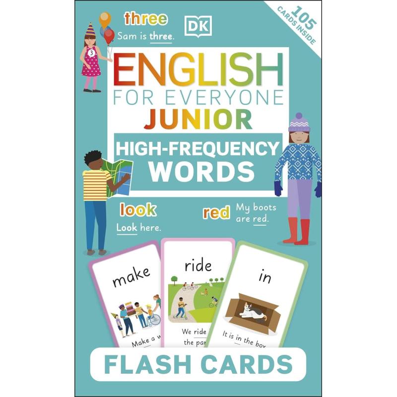 English for Everyone Junior High Frequency Words Flash Cards 人人学英语青少版 高频词汇卡片 英文原版进口 大音 - 图0