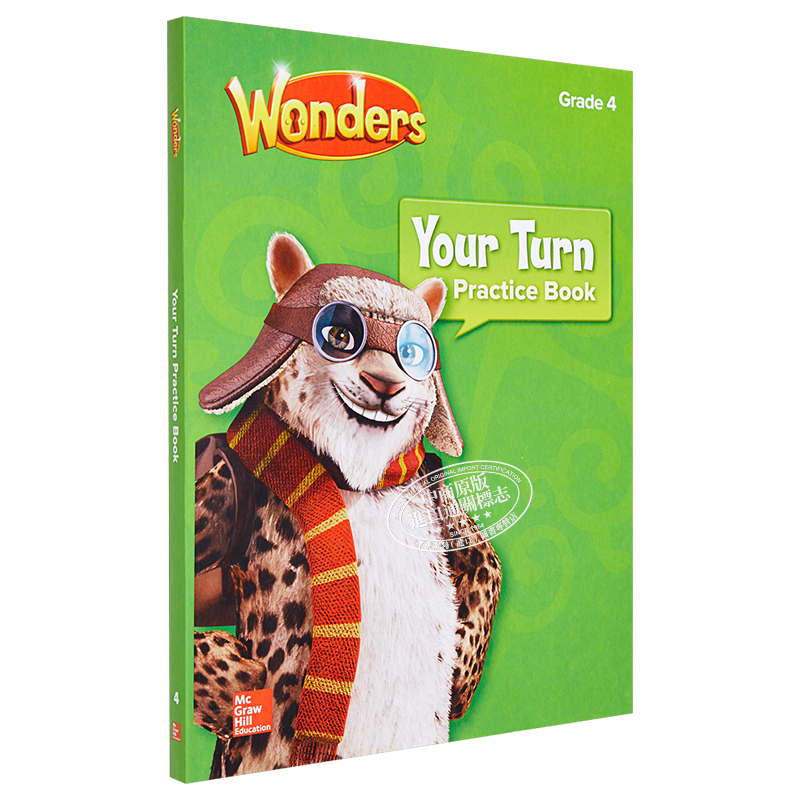Reading Wonders Your Turn Practice Book Grade 4美国麦格劳希尔英语教材阅读奇迹练习册英文原版四年级进口工具书-图3