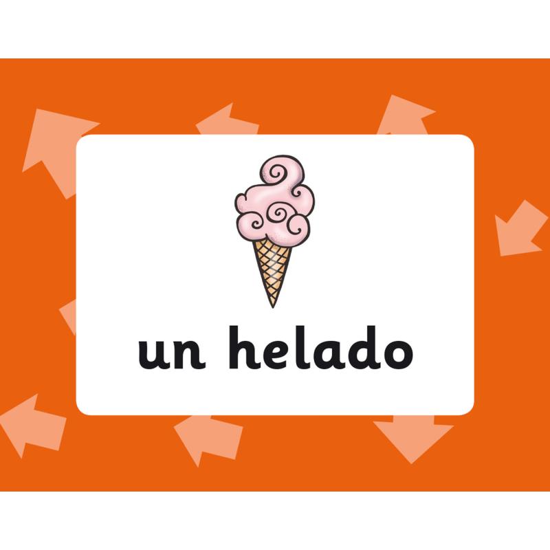 CGP New Spanish Vocabulary Flashcards for Ages 7-9 适合 7-9 岁的西班牙语词汇闪卡 英文原版 大音 - 图2