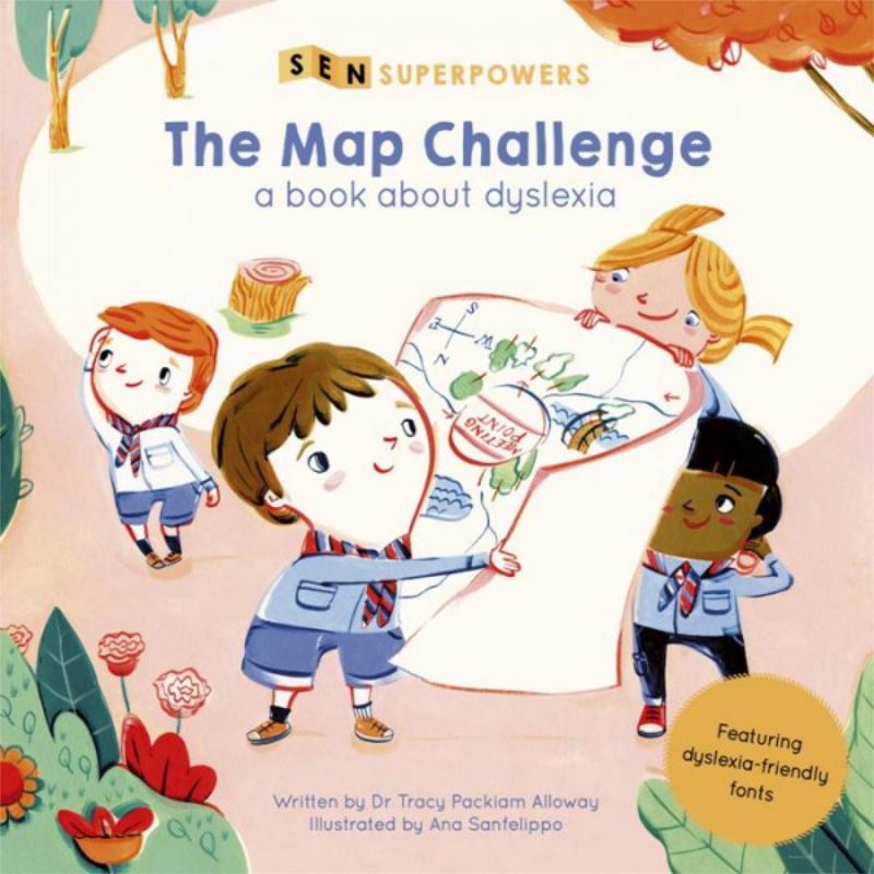 The Map Challenge: A Book about Dyslexia 地图挑战：关于难语症 英文原版 儿童绘本 Tracy Packiam Alloway - 图3