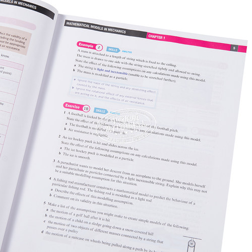 培生爱德思考试局 Alevel 考试系列 Pearson Edexcel International A Level Mathematics Mechanics 数学力学 学生课本 英文原版 - 图2