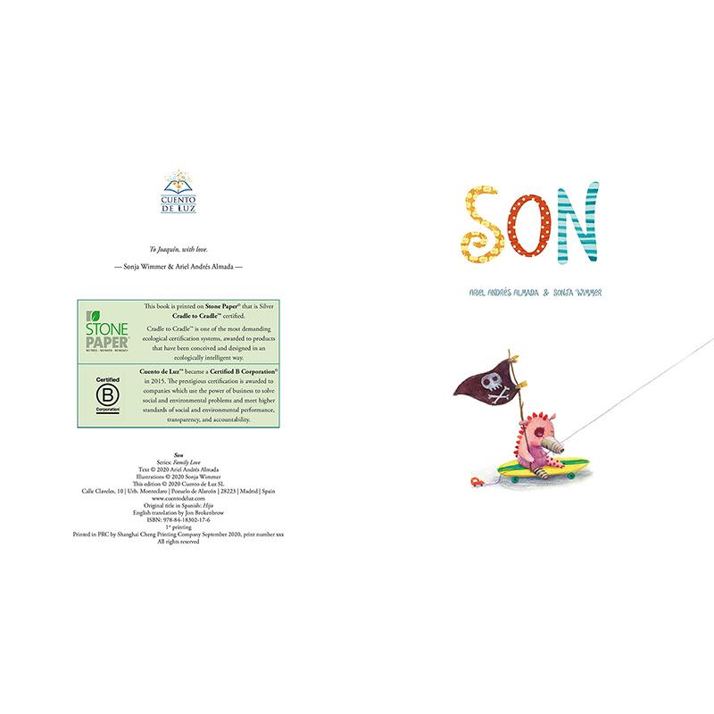 Sonja Wimmer：Son 儿子 英文原版 精品绘本 儿童故事 Ariel Andres Almada 4-6岁 大音 - 图1