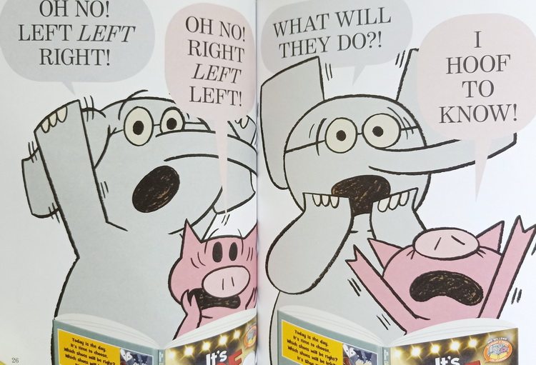 Elephant Piggie Like Reading Its Shoe Time 小猪小象爱阅读系列鞋子的时间英文原版书儿童绘本英语启蒙4 8岁mo Willems 大音图书音像专营店