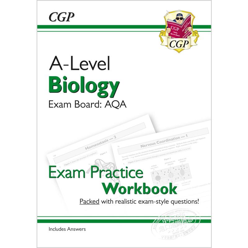 CGP Complete Revision and Exam Practice A-Level Biology AQA Year 1 & 2 生物备考套装两册 含电子版+答案 - 图2