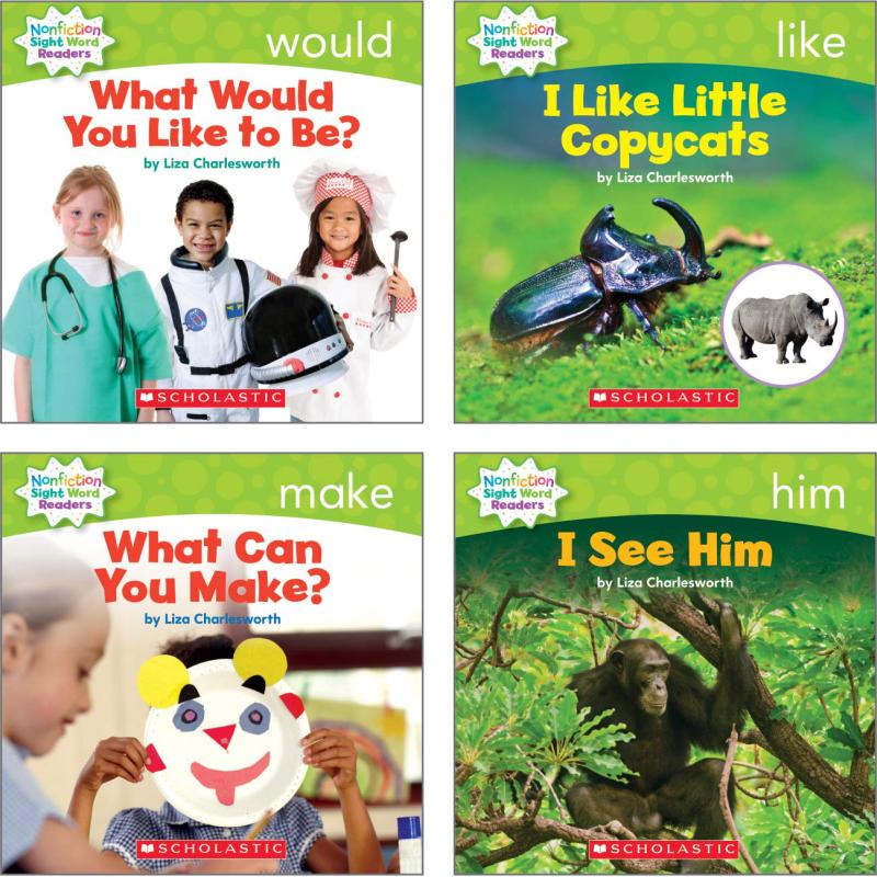 学乐高频词百科读物C级 Nonfiction Sight Word 亲子英语视觉单词卡片英文原版