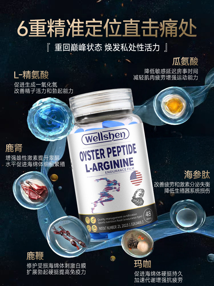 牡蛎片玛咖精氨酸鹿鞭补卡丸强肾保男士健品睾酮素片锌硒多维小蓝,淘宝优惠券,粉丝福利购,淘宝优惠卷