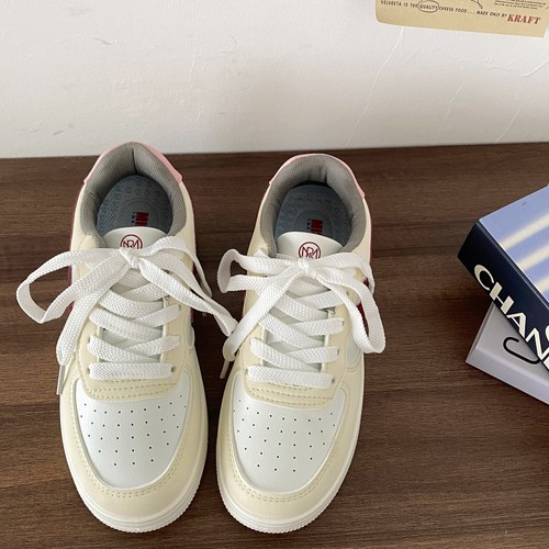 喜叔复古百搭星星板鞋女2025新款秋季厚底小白鞋学生休闲运动鞋男 - 图0