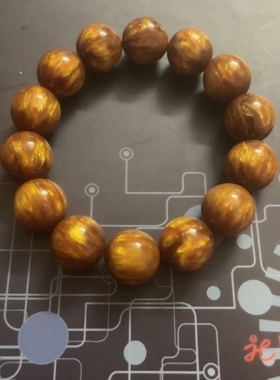 纯天然金丝海柳手串