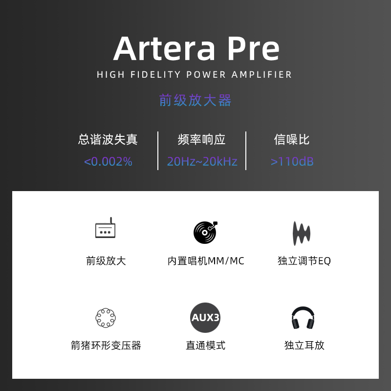 QUAD国都Artera PRE前级功放机放大器解码器家用hifi发烧唱放耳放 - 图0