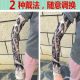 Tattoo sleeves for men with floral arm tattoos for women, ice silk hand sleeves, arm sleeves, summer cycling and driving seamless sun protection sleeves