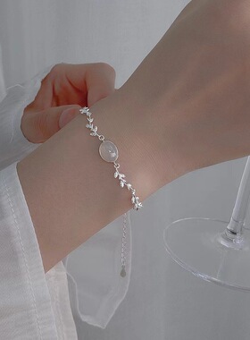 玉髓树枝手链女夏新款潮ins小众设计感闺蜜手链女生森系手饰批发