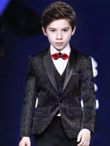 Children Suits Suit Boy 2023 New West Suit Host Gown Stage Performance Walking Show Boy Acting Out