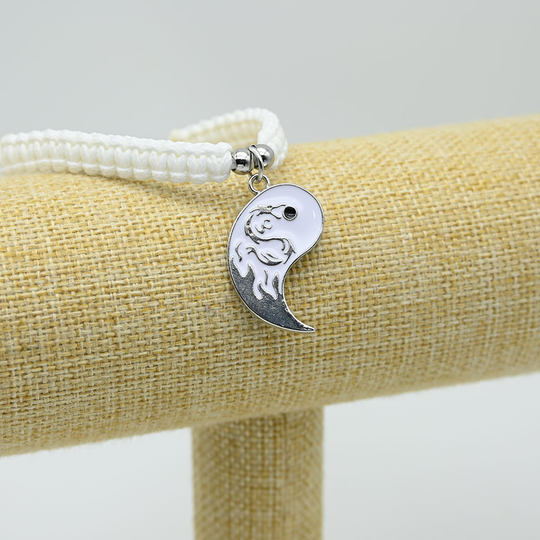 New Yin Yang Brothers Magnetic Bracelet Black and White Tai Chi