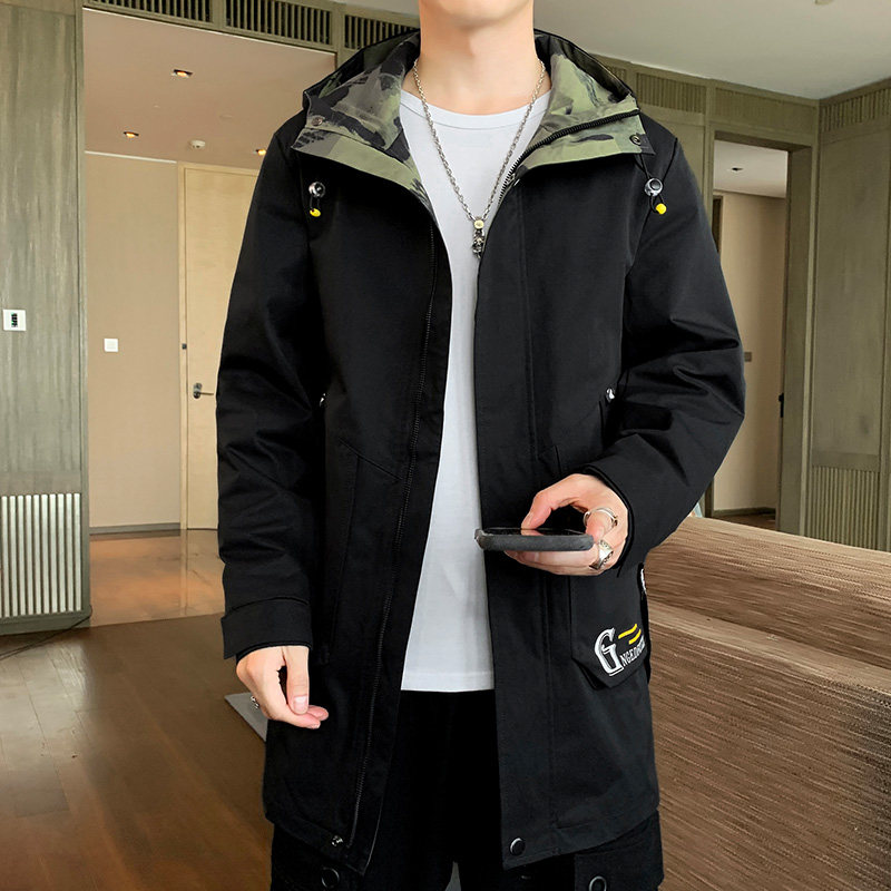 以纯官网男士中长款春秋2020风衣 艾森马格以夹克